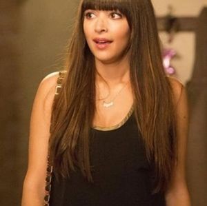 Gold trim Joie racerback tank